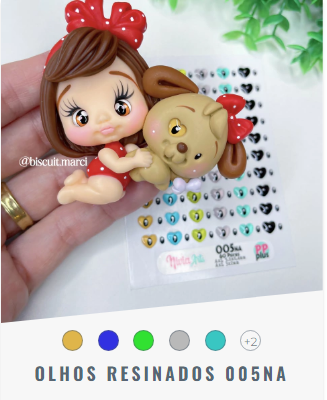 Olhos Resinados 005na PP plus, Mixta