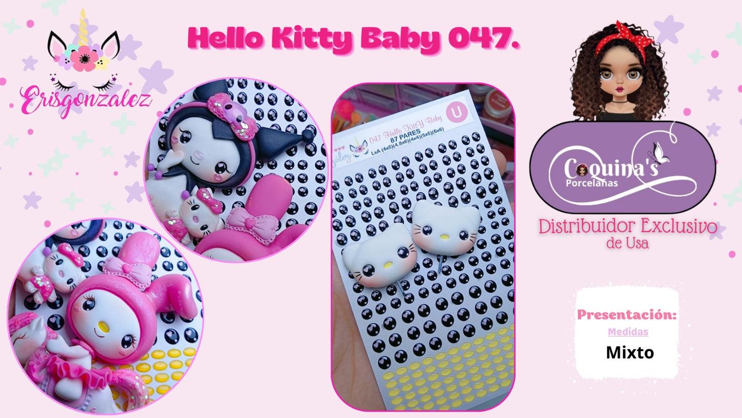 Hello Kitty Baby # 047 87 pares by Erismar