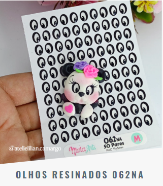 Olhos Resinados 062NA M-Plus