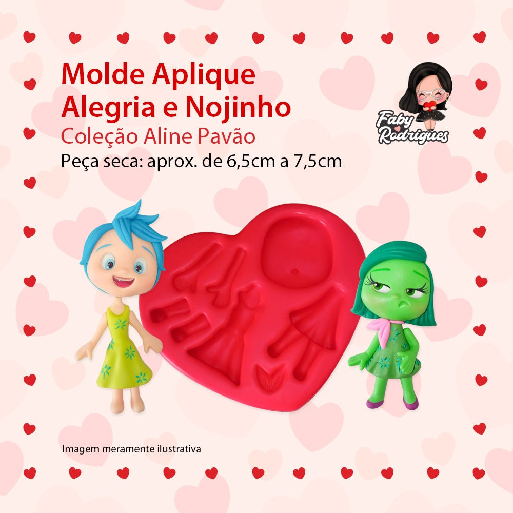 Aplique Alegria e Nojinho (FR)