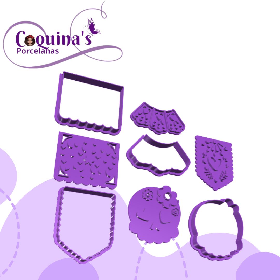 Kit Calaverita y Papel Picado (#2499)