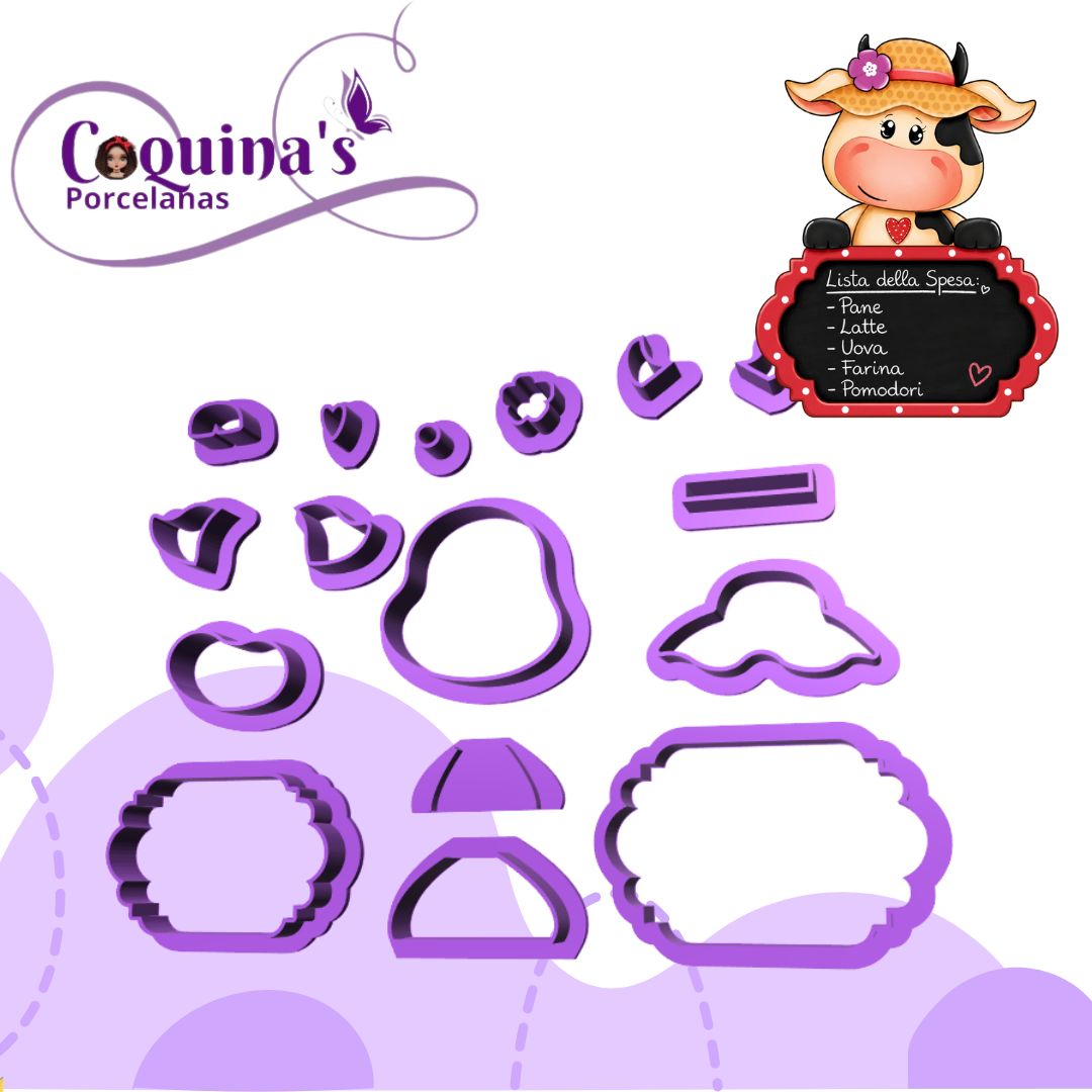 Vaquita y Letrero (#3467)