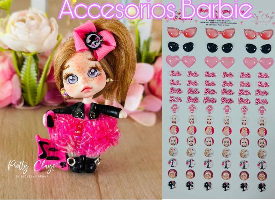 Accesorios Barbie Pegatinas