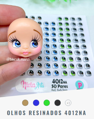 OLHOS RESINADOS 4012na Mixta, Mirando hacia el lado izquierdo