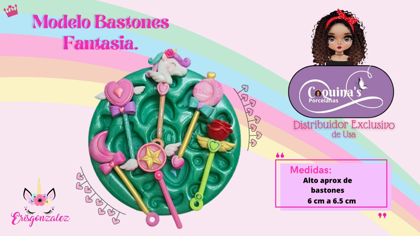 Bastones Fansasia by Erismar