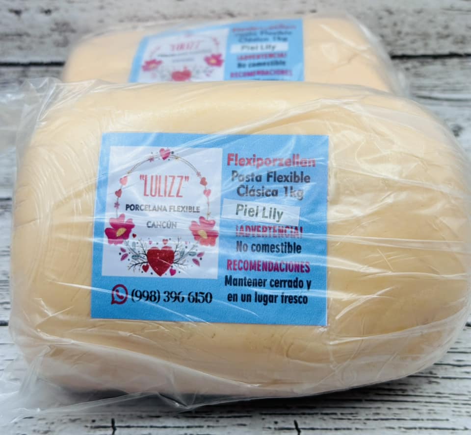 Lulizz Flexiporcelan Piel Lili 500 grms (1Lb)