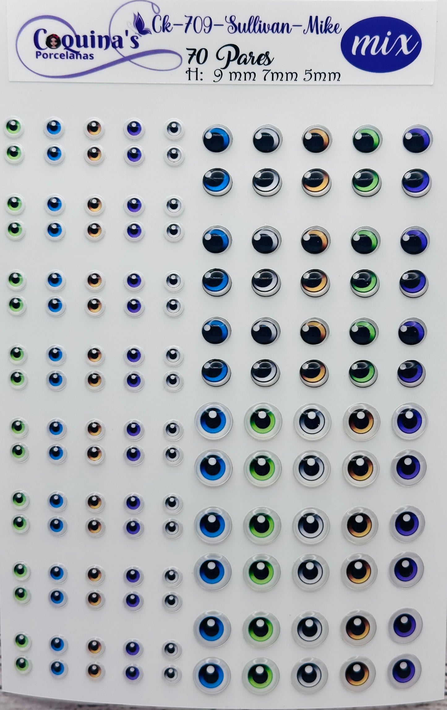 Ck-709 Sullivan y Mike 70 pares 5-7-9 mm