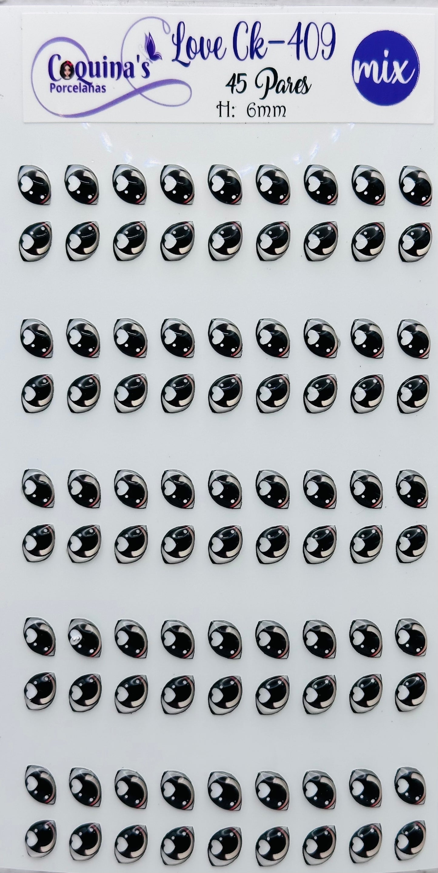 Love Ck-409 45 Pares 6mm
