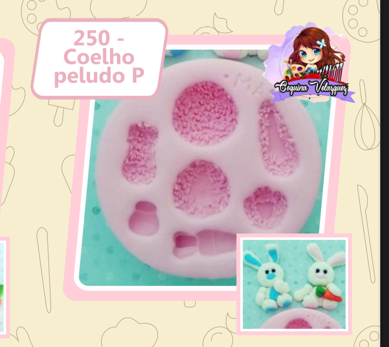 250 Coelho Peludo P