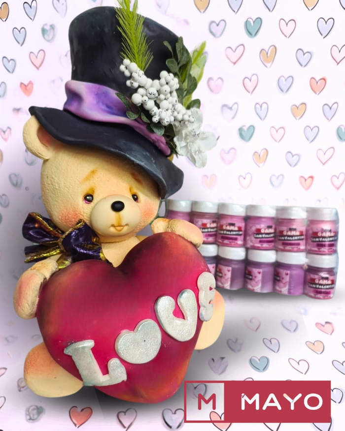 Gama Pigmentos San Valentin 12 Colores Super concentrados