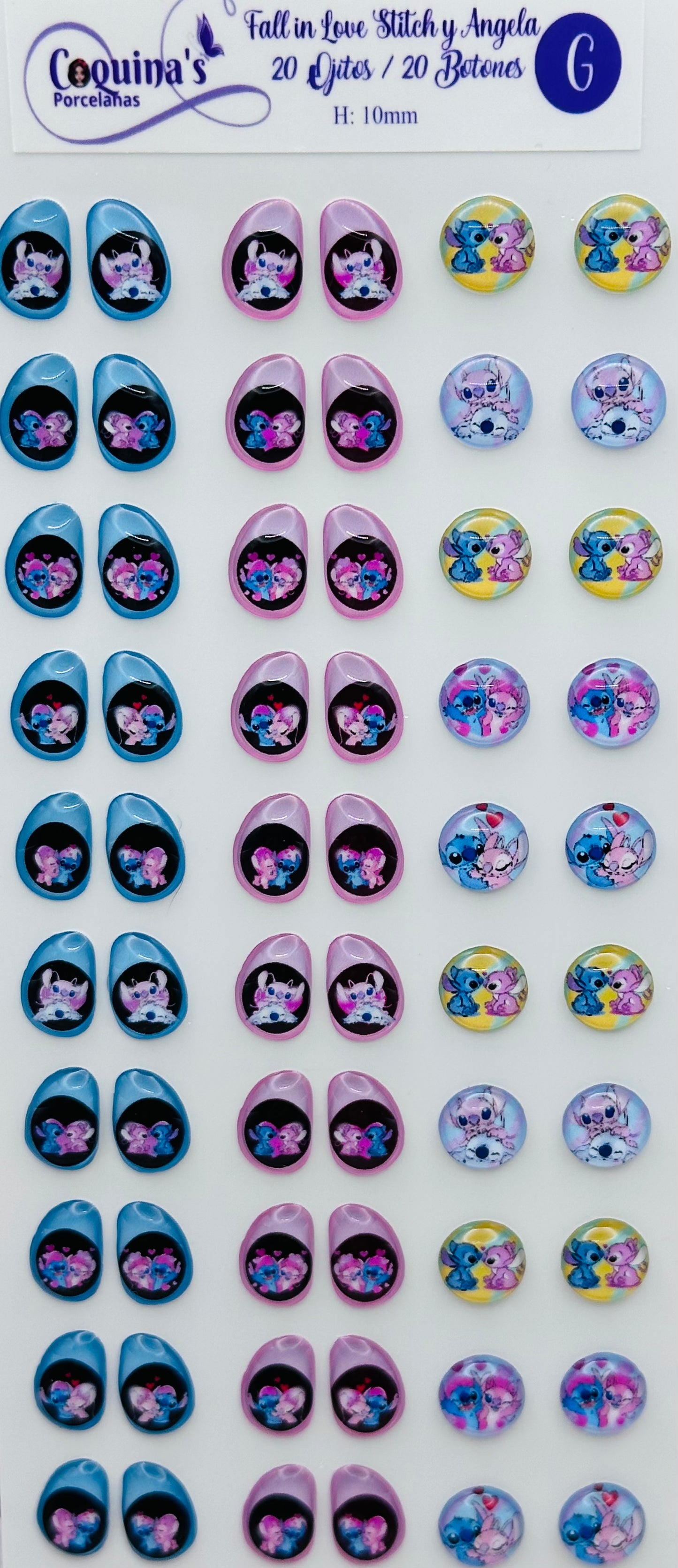 Fall in Love Stitch y Angela