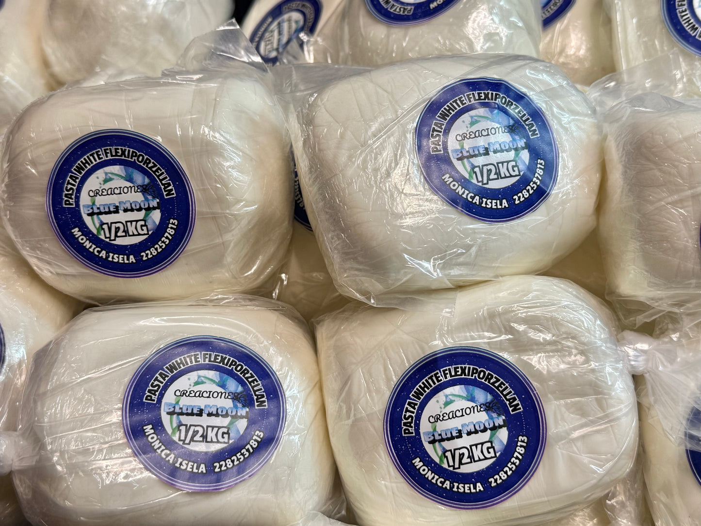 Pasta Flexible Blue Moon 500 gr (1/2 kilo)