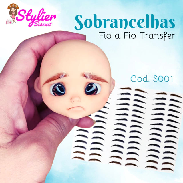 Cejitas a Pelo Mod S001 GG 40 pares