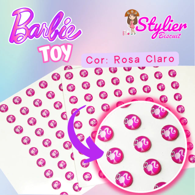 Botones Barbie 72 ct