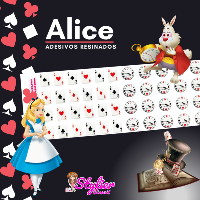 Kit Alicia Cartas y Reloj