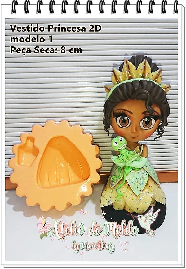 Vestido Princesas 2D Mod 1