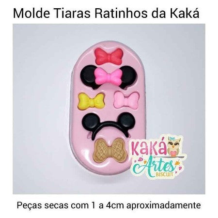 Molde Tiaras Ratinhos da Kaká