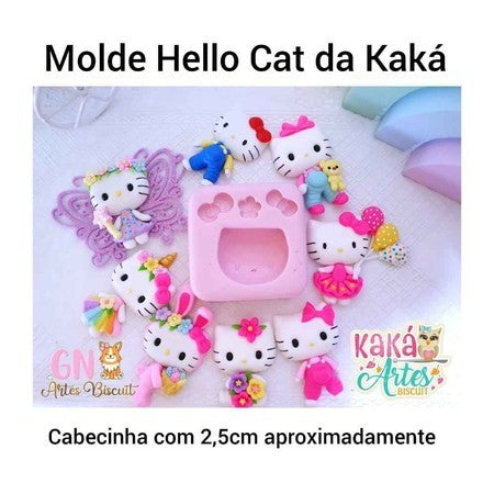 Molde Hello Cat da Kaká