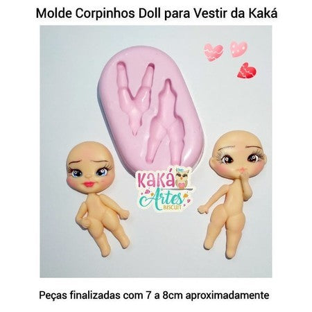 Molde Corpinhos Doll para Vestir da Kaká