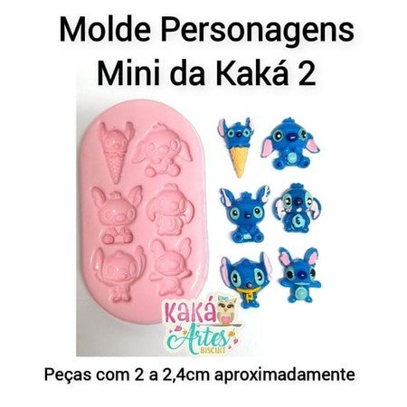 Molde Personagens Mini da Kaká 2