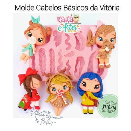 Molde Cabelos Básicos da Vitória