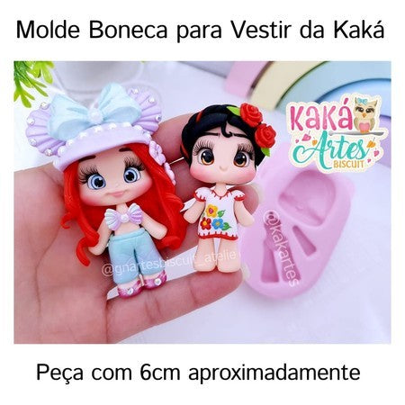 Molde Boneca para Vestir da Kaká