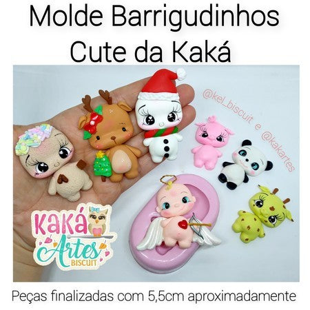 Molde Barrigudinhos Cute da Kaká