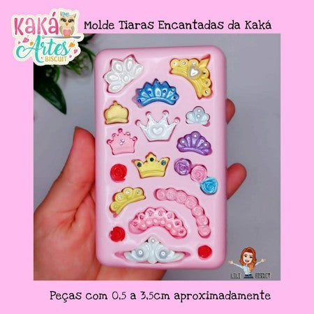 Molde Tiaras Encantadas da Kaká