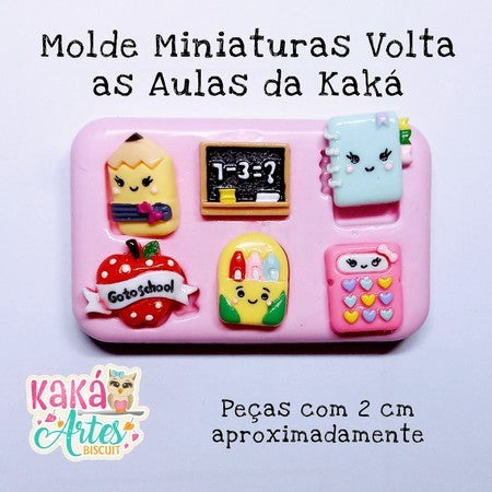 Molde Miniaturas Volta as Aulas da Kaká