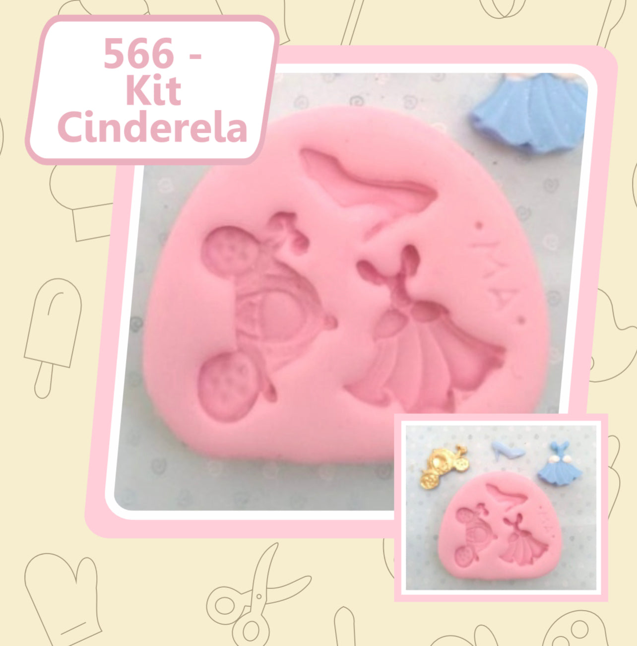 566 Kit Cinderela
