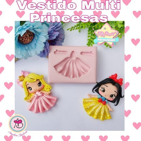 Vestido Multi Princesas