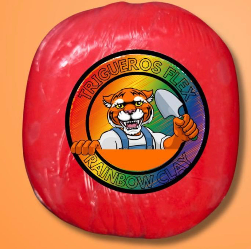 Pasta Flexible Color Rojo 500 gr (1 lb)