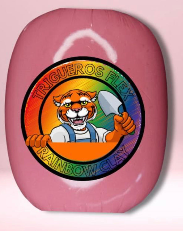 Pasta Flexible Color Rosa Palo 500 gr (1 lb)