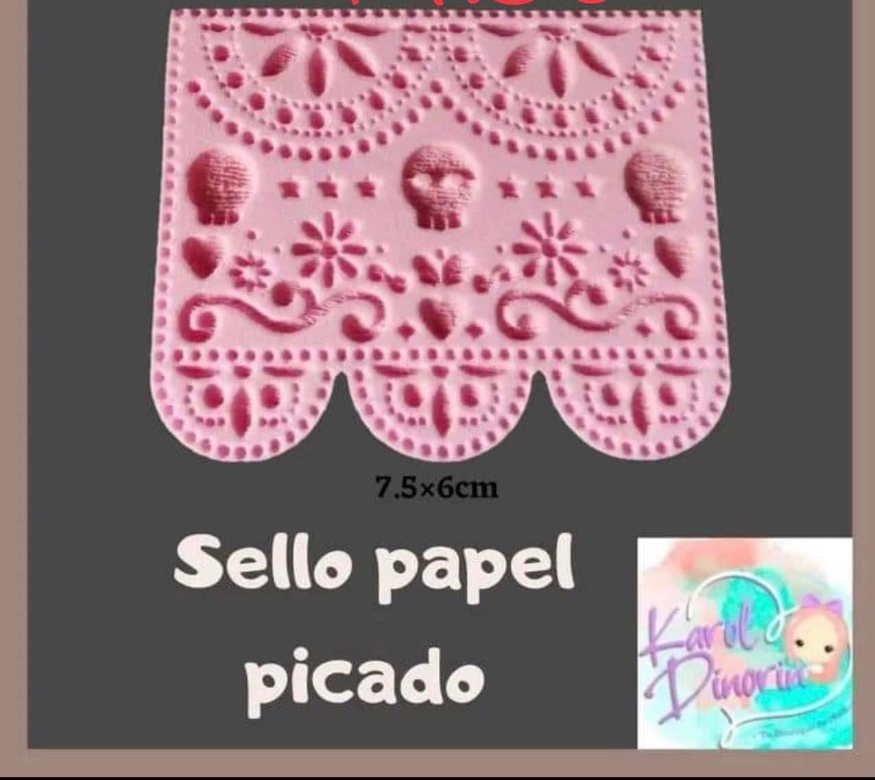 Sello Papel Picado