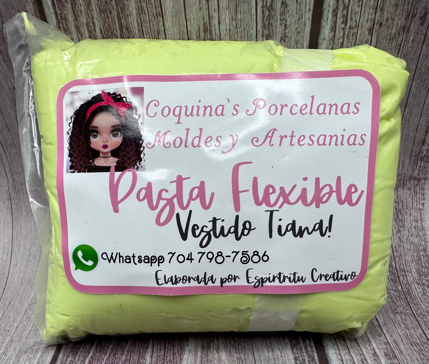 Pasta Flexible Vestido Tiana EC 250 gr