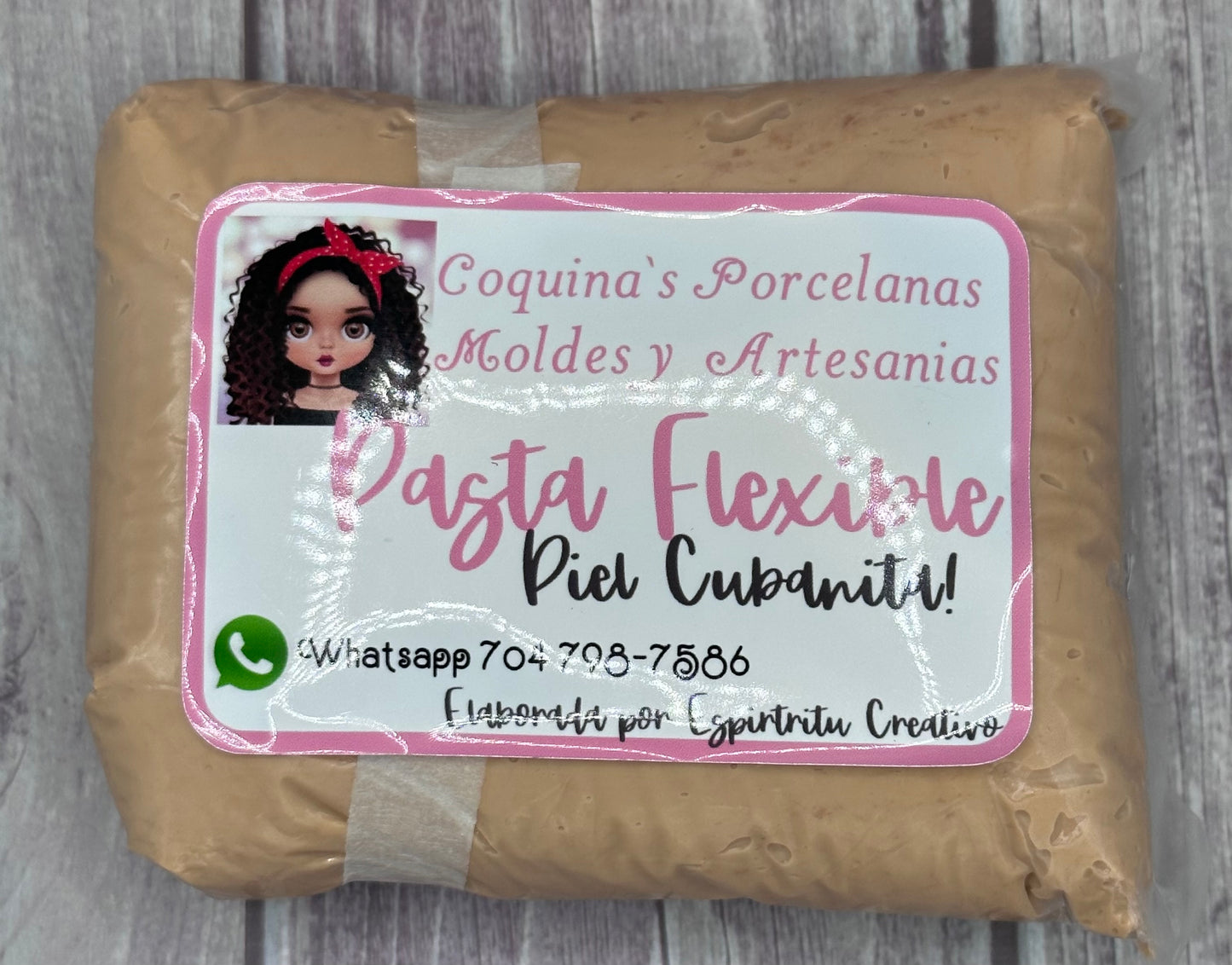 Pasta Flexible Piel Cubanita EC 250 gr