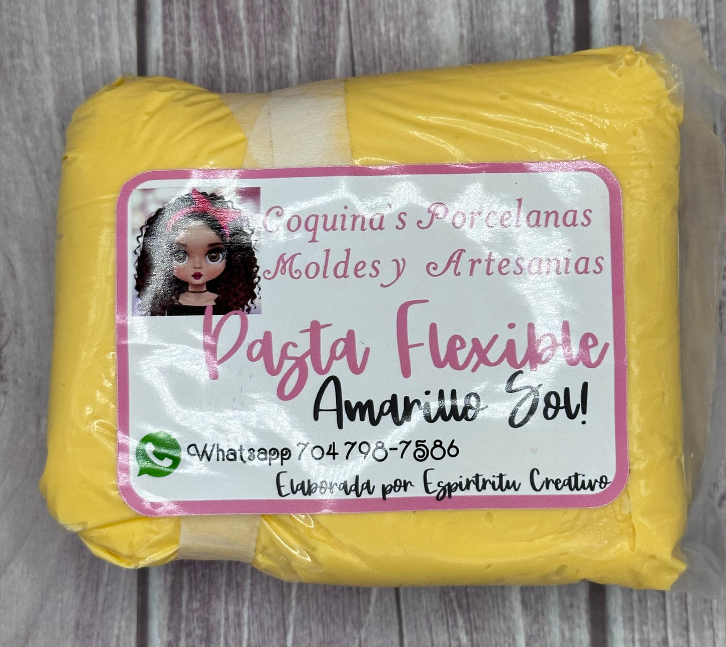 Pasta Flexible Amarillo Sol EC 250 gr