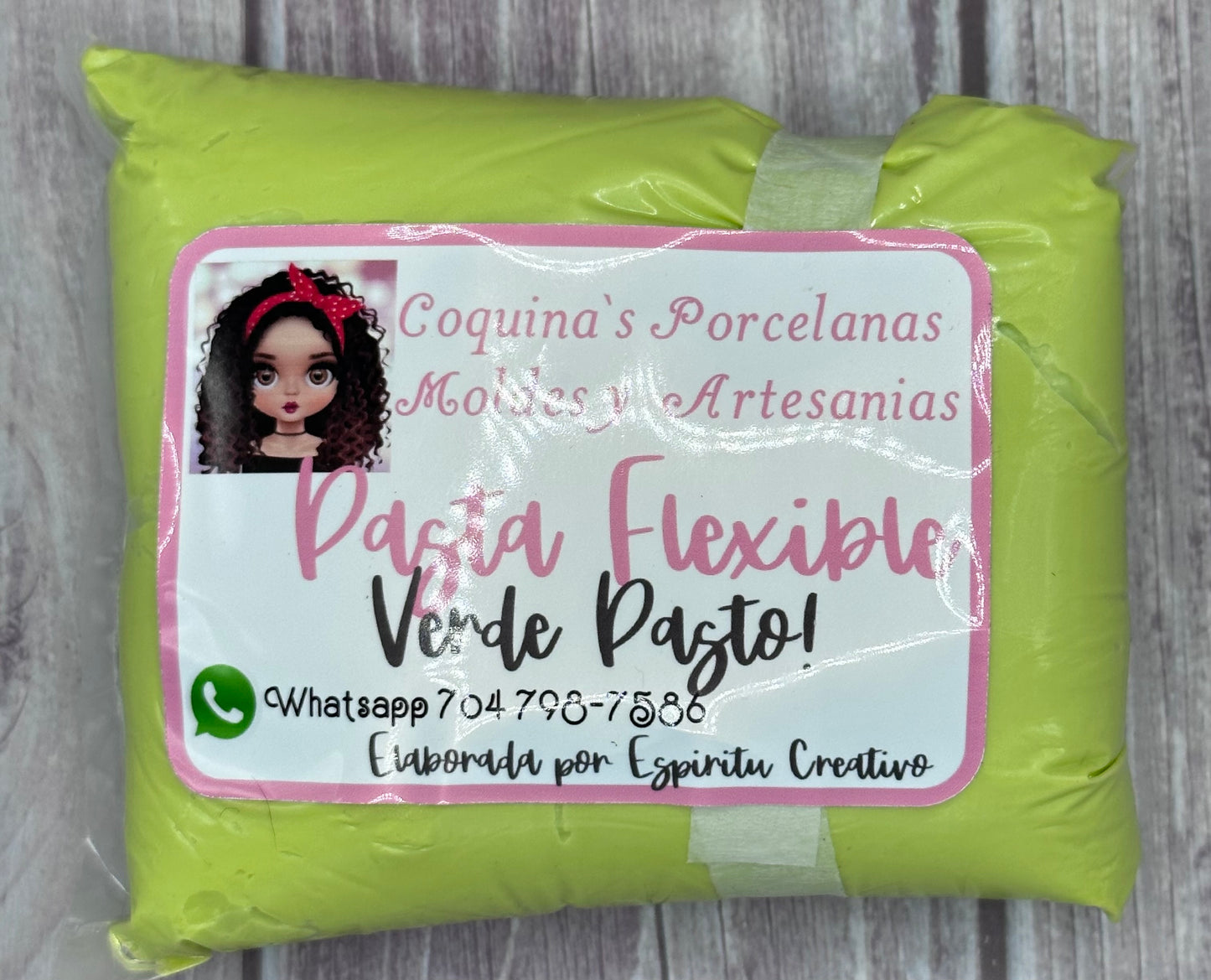 Pasta Flexible Verde Pasto EC 250 gr