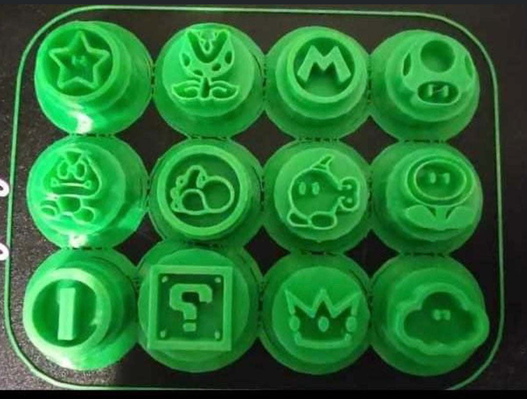 Kit Sellos Mario 12pz
