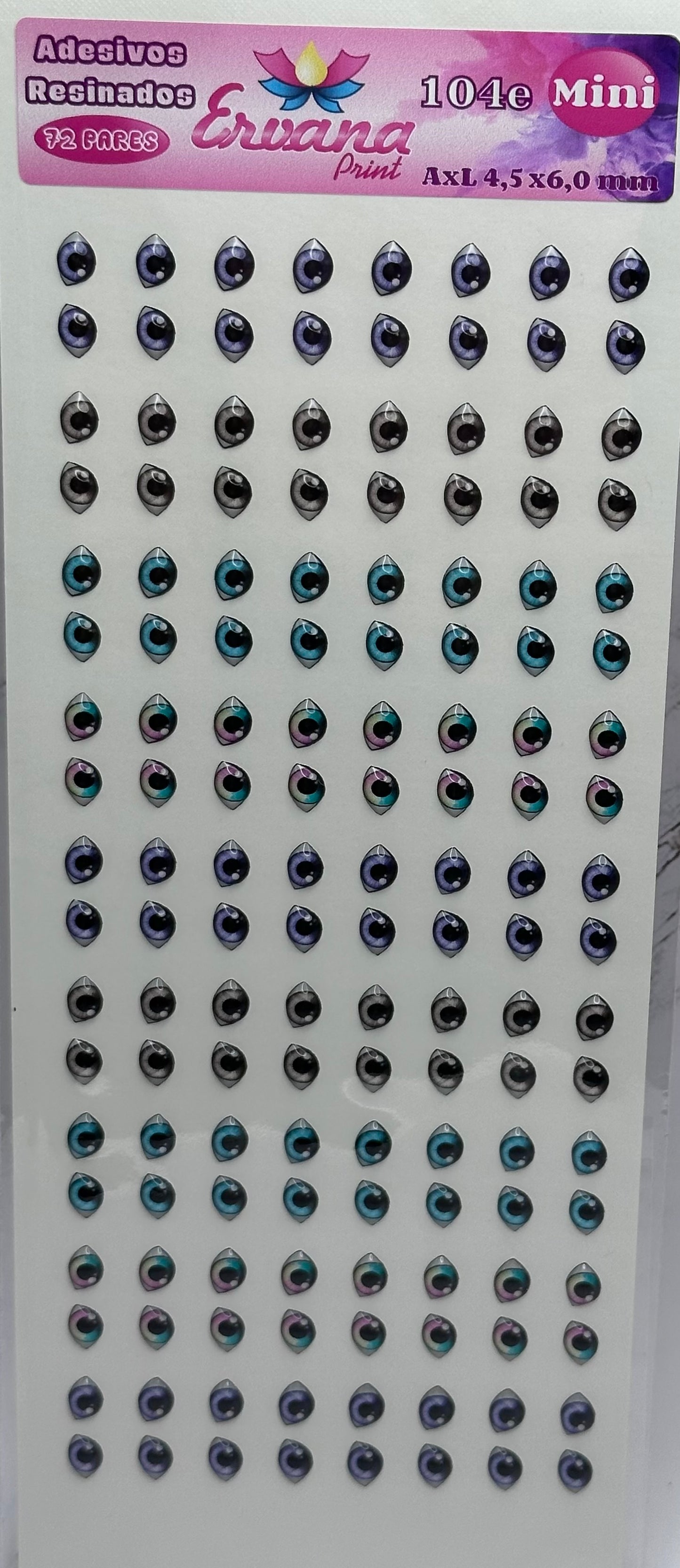 104-e Mini 72 pares 4,5 mm.