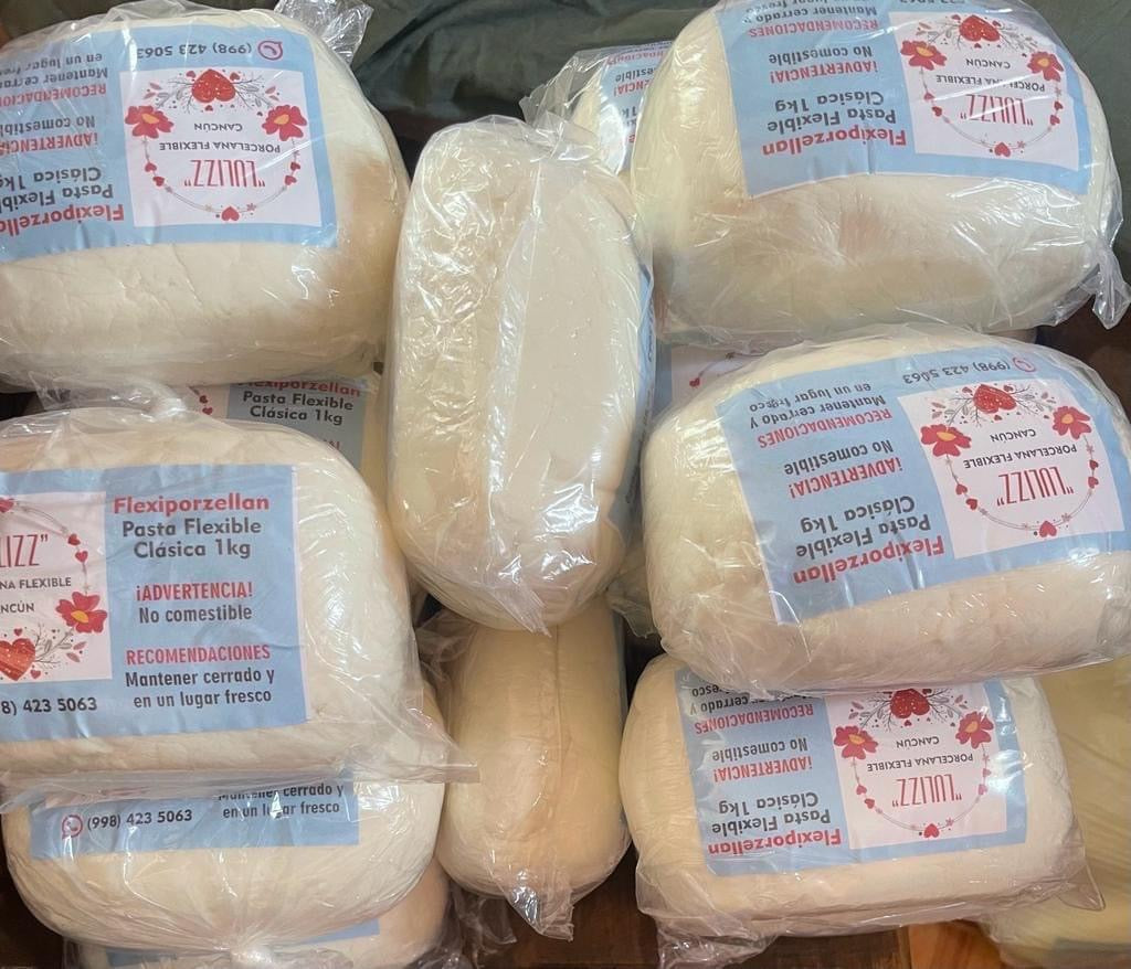 Pasta Flexiporzellan Clásica 1 kG Lulizz