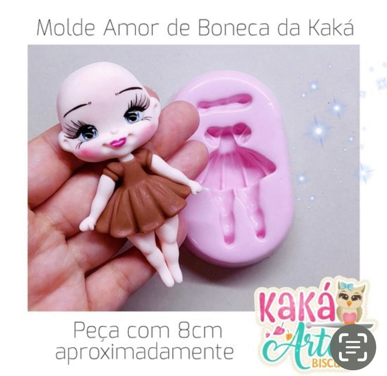 Molde Amor de Boneca da Kaká