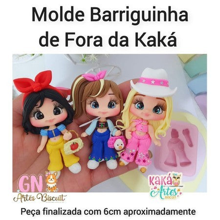 Molde Barriguinha de Fora da Kaká