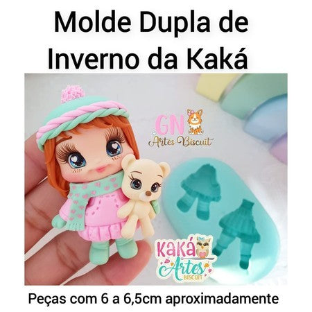 Molde Dupla de Inverno da Kaká