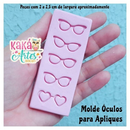 Molde Óculos para Apliques