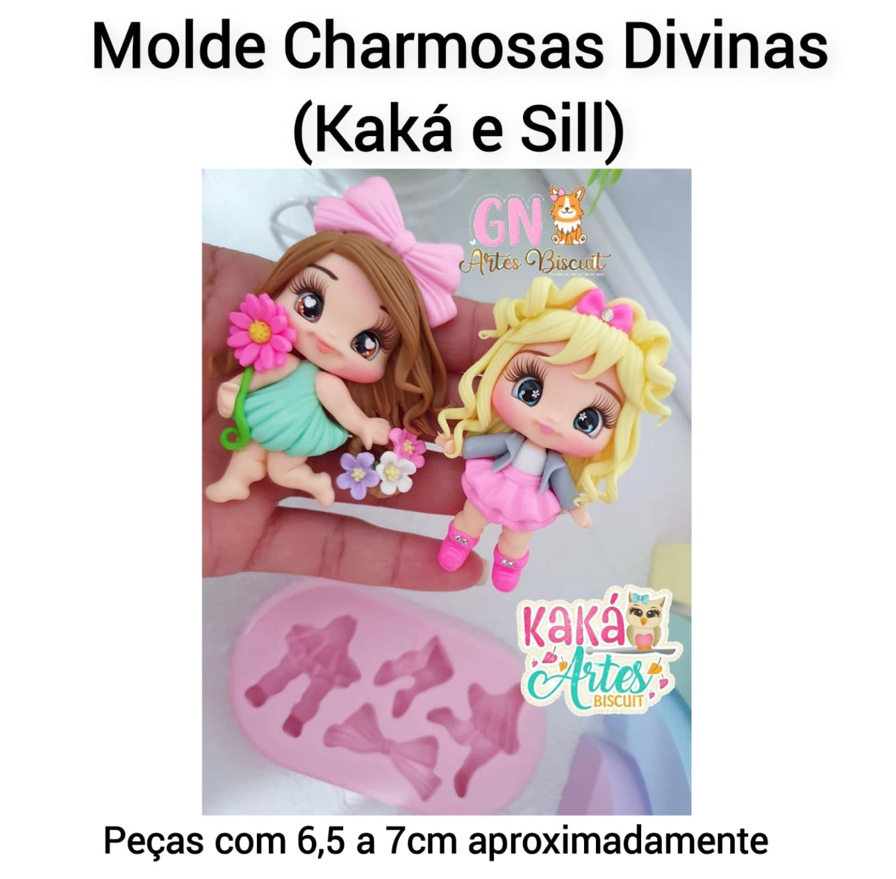 Molde Charmosas Divinas - Kaká e Sill