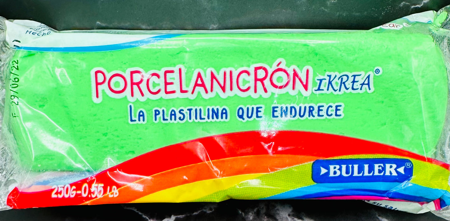 Porcelana Fría Buller Verde Fluorescente 250 gr