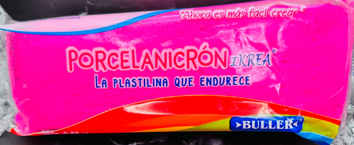 Porcelana Fría Buller Rosa Fluorescente 250 gr