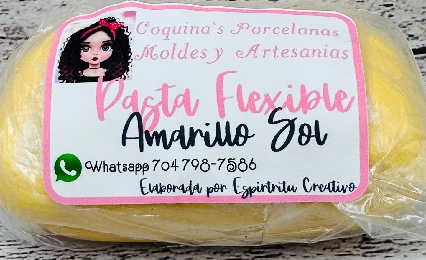 Pasta Flexible EC Amarillo Sol