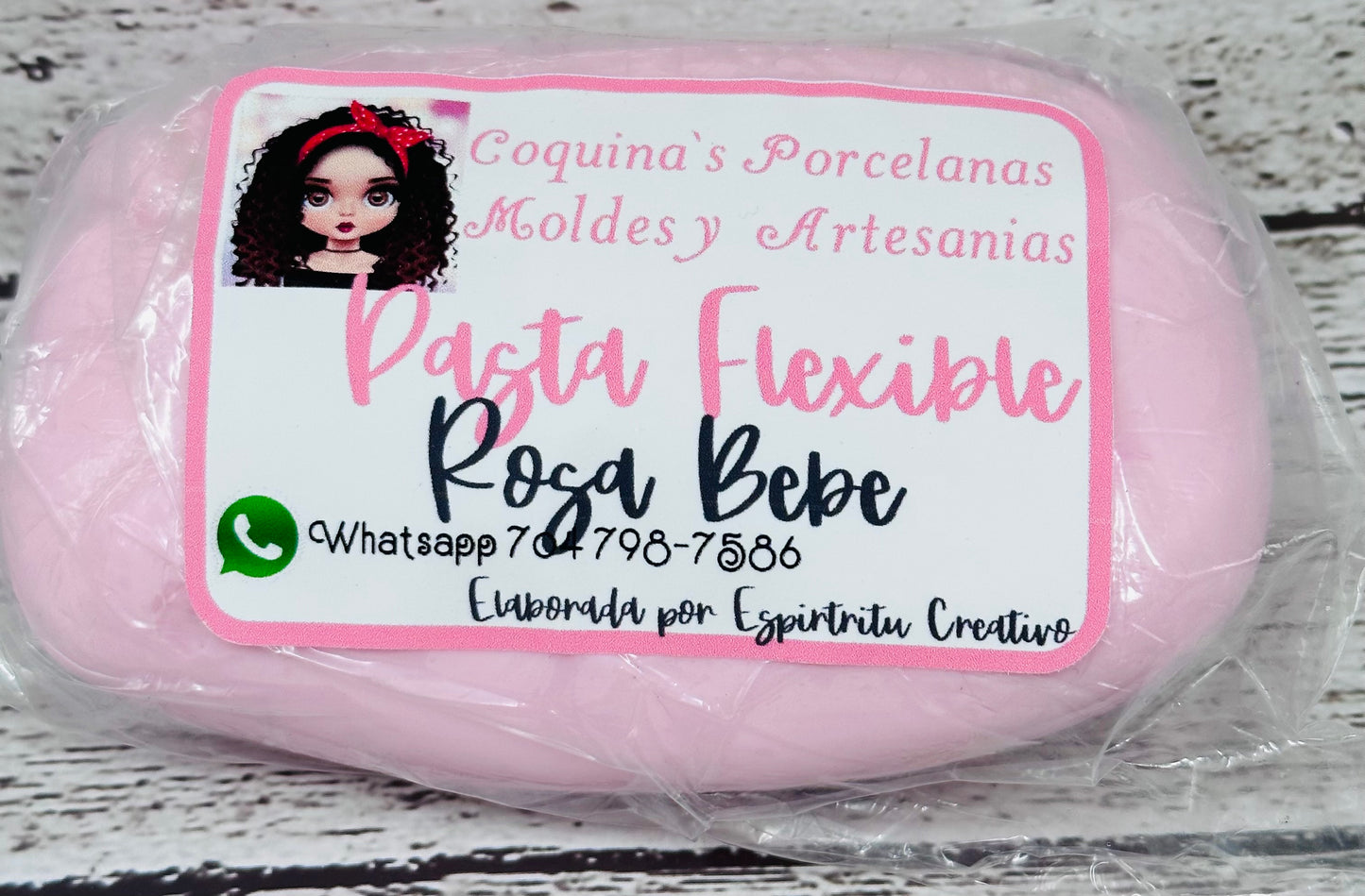 Pasta Flexible EC Rosa Bebe 250 gr